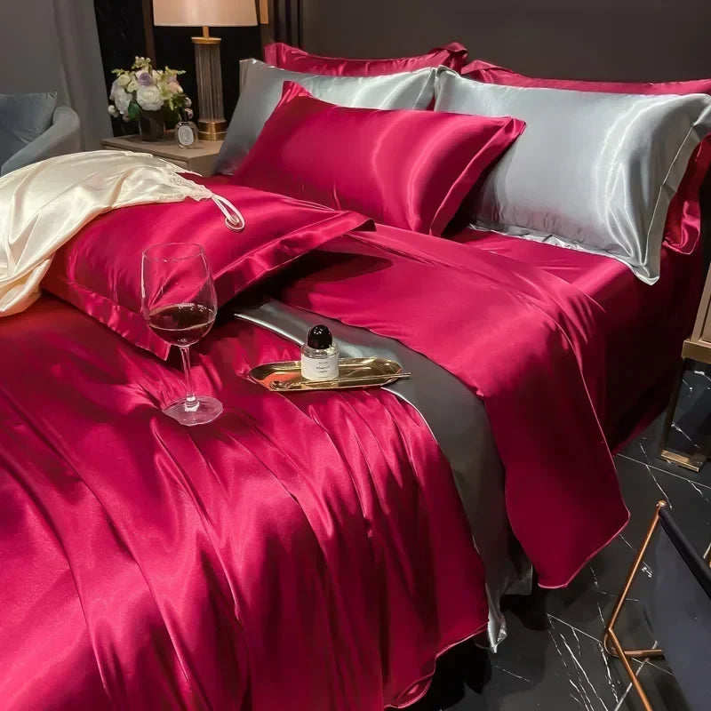 Silk Bedding Set Soft Breathable Sleep Comfort