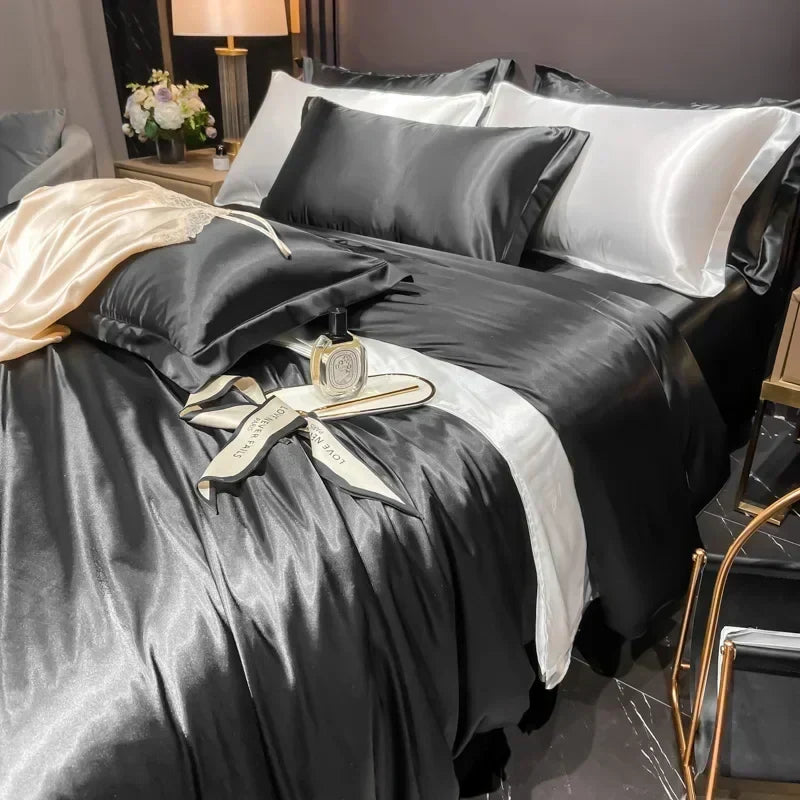 Silk Bedding Set Soft Breathable Sleep Comfort