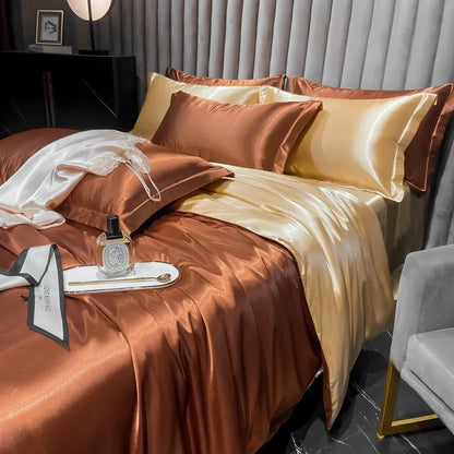 Silk Bedding Set Soft Breathable Sleep Comfort