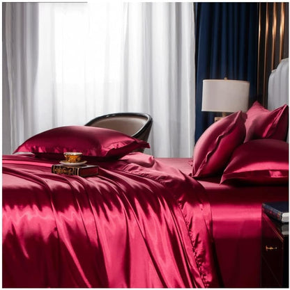 Silk Bedding Set Soft Breathable Sleep Comfort