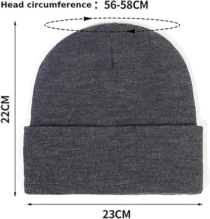 Silk Lined Winter Beanie Wool Hair Friendly Hat