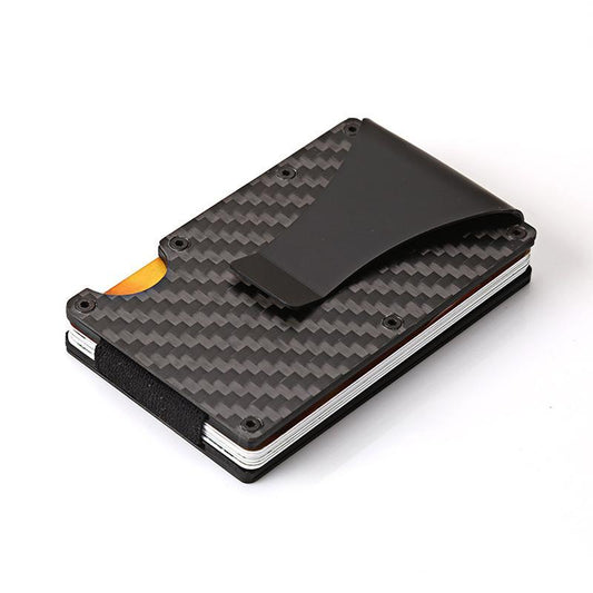Slim Carbon Fiber RFID Card Wallet