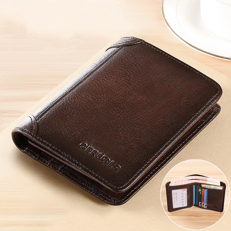 Slim RFID Blocking Bifold Wallet for Men with Card Slots