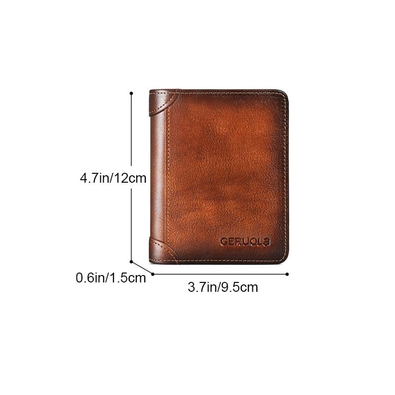 Slim RFID Blocking Bifold Wallet for Men with Card Slots