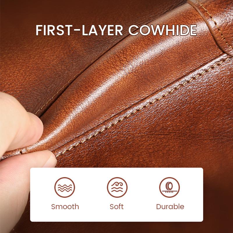 Slim RFID Blocking Bifold Wallet for Men with Card Slots