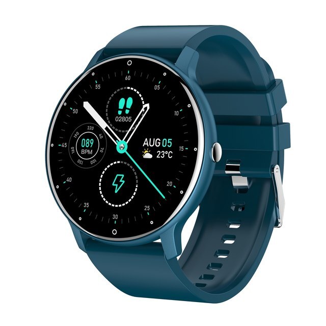 Slim Smartwatch with Fitness Tracking and Full Touchscreen
