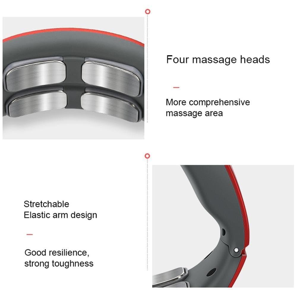 Smart 4D Neck and Shoulder Massager with Heat and Pulse Therapy