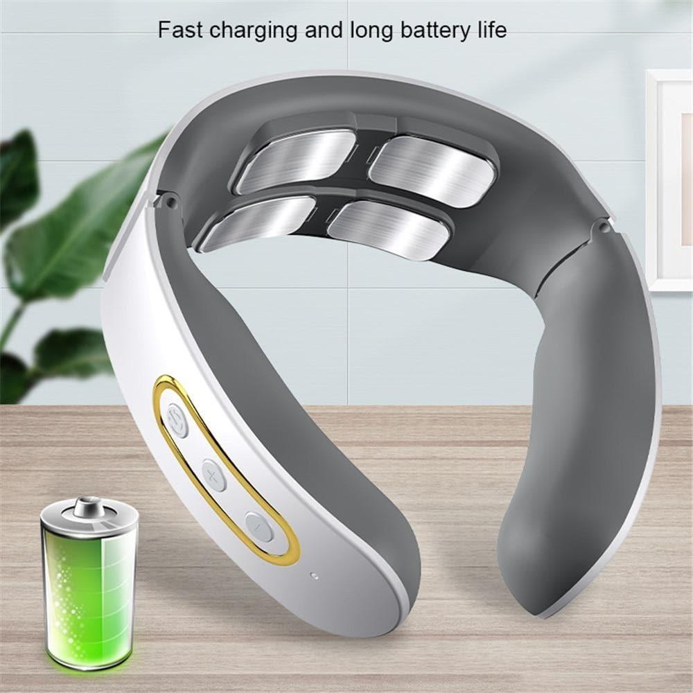 Smart 4D Neck and Shoulder Massager with Heat and Pulse Therapy
