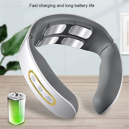 Smart 4D Neck and Shoulder Massager with Heat and Pulse Therapy