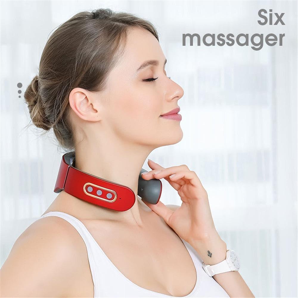 Smart 4D Neck and Shoulder Massager with Heat and Pulse Therapy