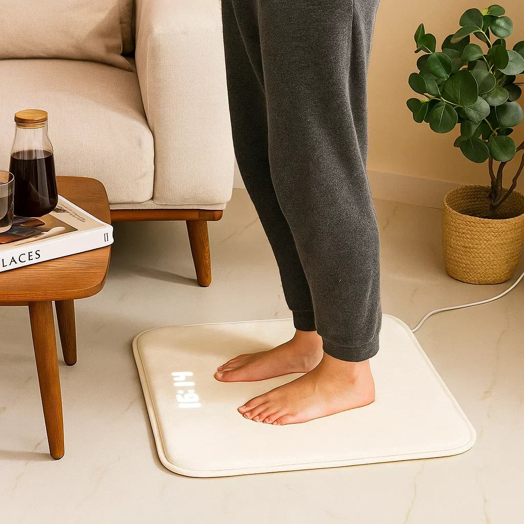 Smart Alarm Clock Floor Mat for Bedroom Wake Up Routine