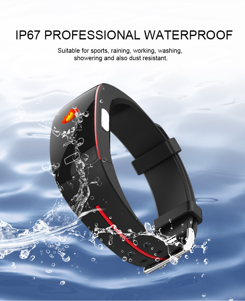 Smart Blood Pressure and Heart Rate Monitor Watch