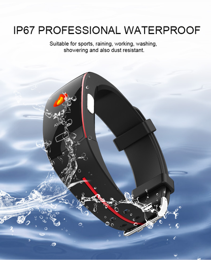 Smart Blood Pressure and Heart Rate Monitor Watch