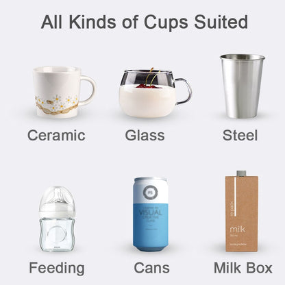 Smart Ceramic Mug Warmer Coaster with Temperature Control for Hot Drinks