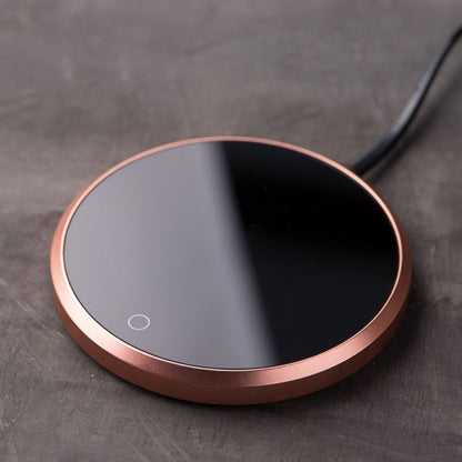 Smart Ceramic Mug Warmer Coaster with Temperature Control for Hot Drinks