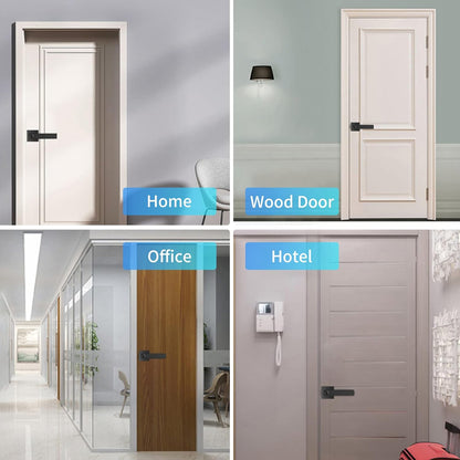 Smart Fingerprint Door Lever Lock With Key Access 30 Users