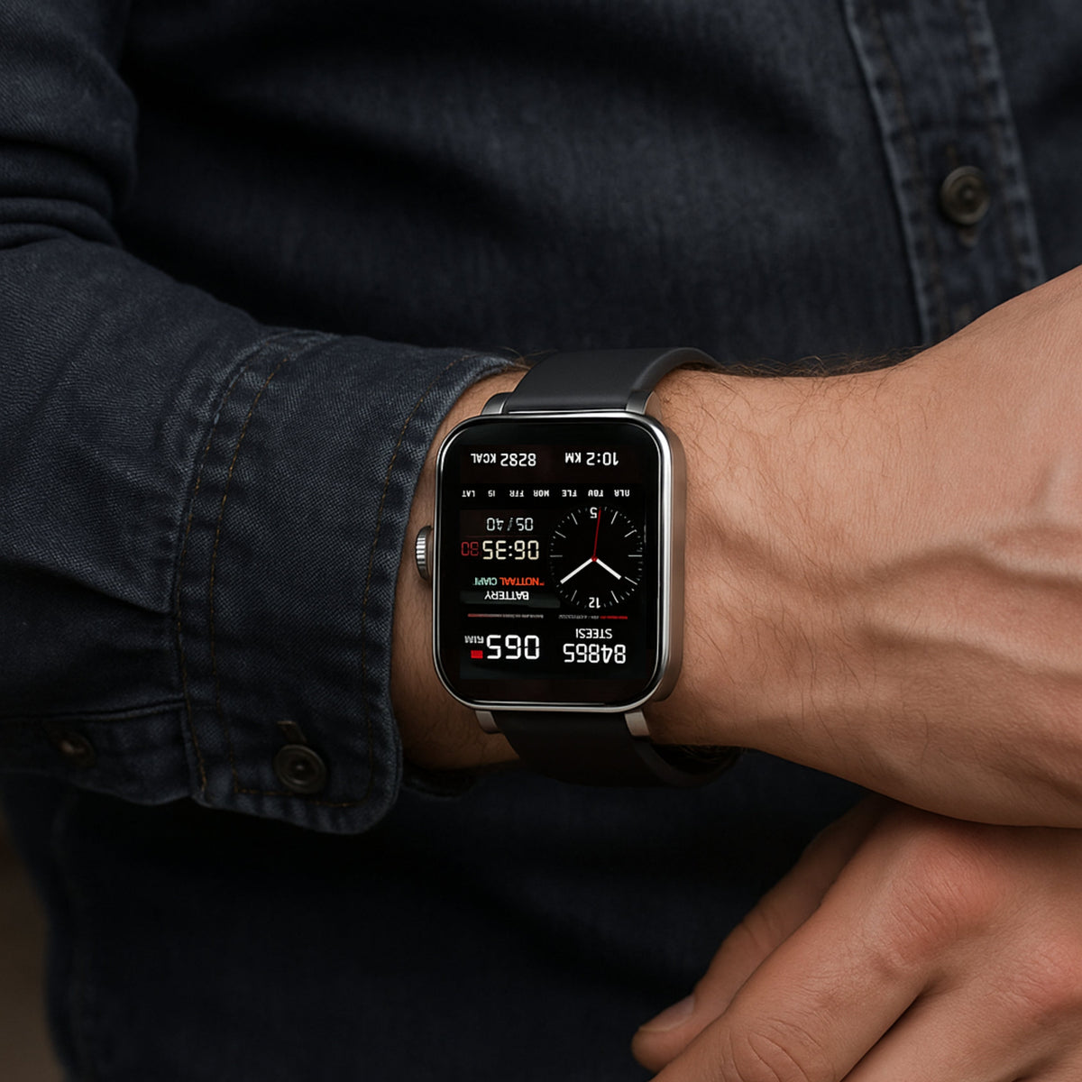 Smart Health Monitoring Watch with Glucose Tracking Features