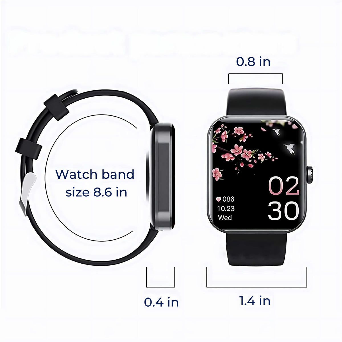 Smart Health Monitoring Watch with Glucose Tracking Features
