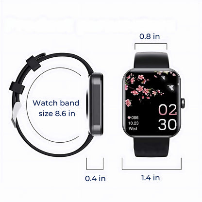 Smart Health Monitoring Watch with Glucose Tracking Features