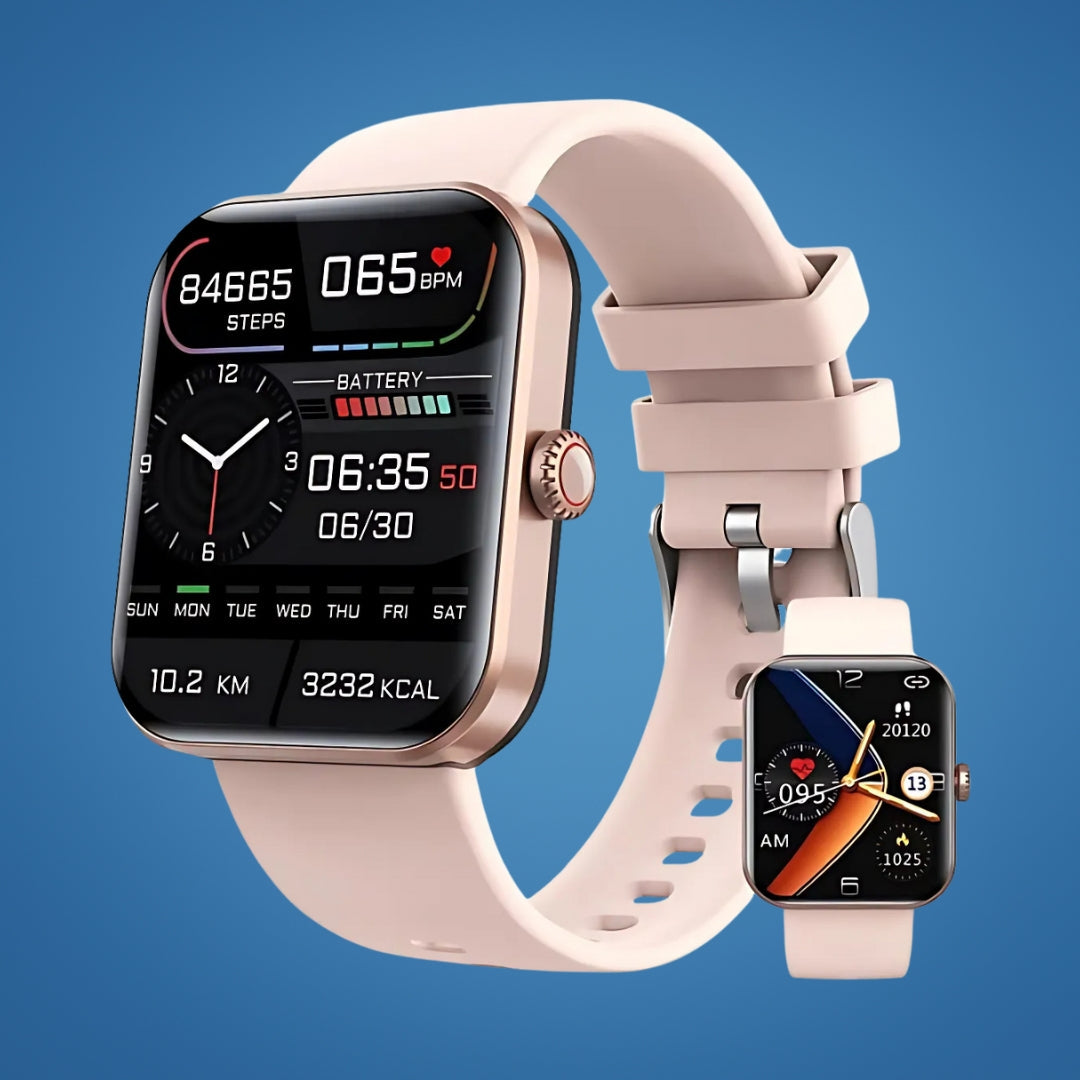 Smart Health Monitoring Watch with Glucose Tracking Features