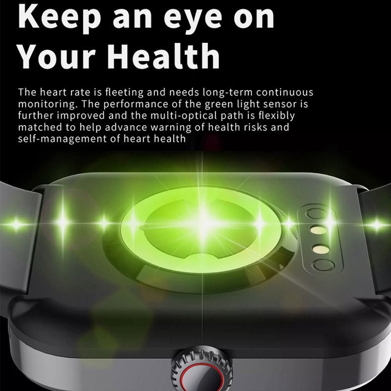 Smart Health Watch with Blood Glucose Wellness Tracking