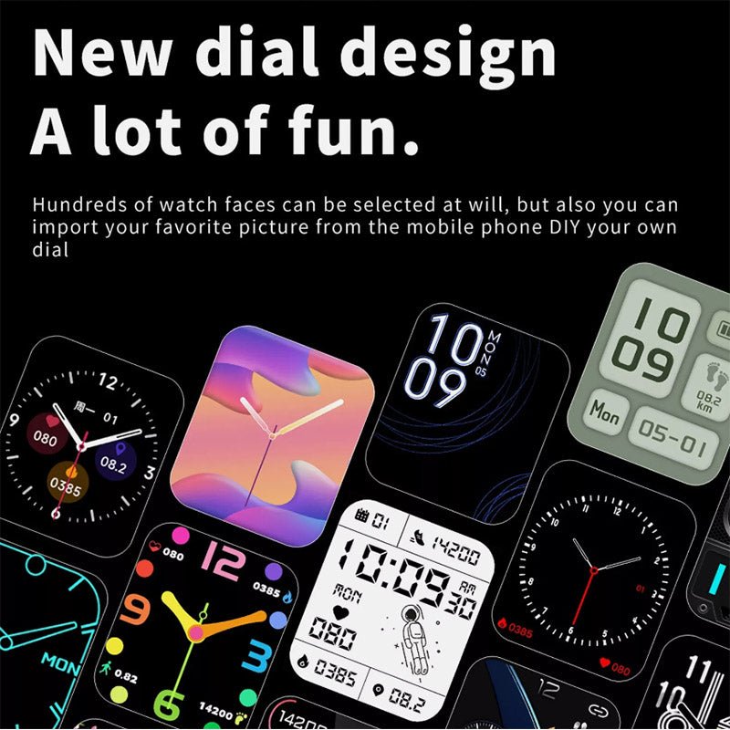 Smart Health Watch with Blood Glucose Wellness Tracking