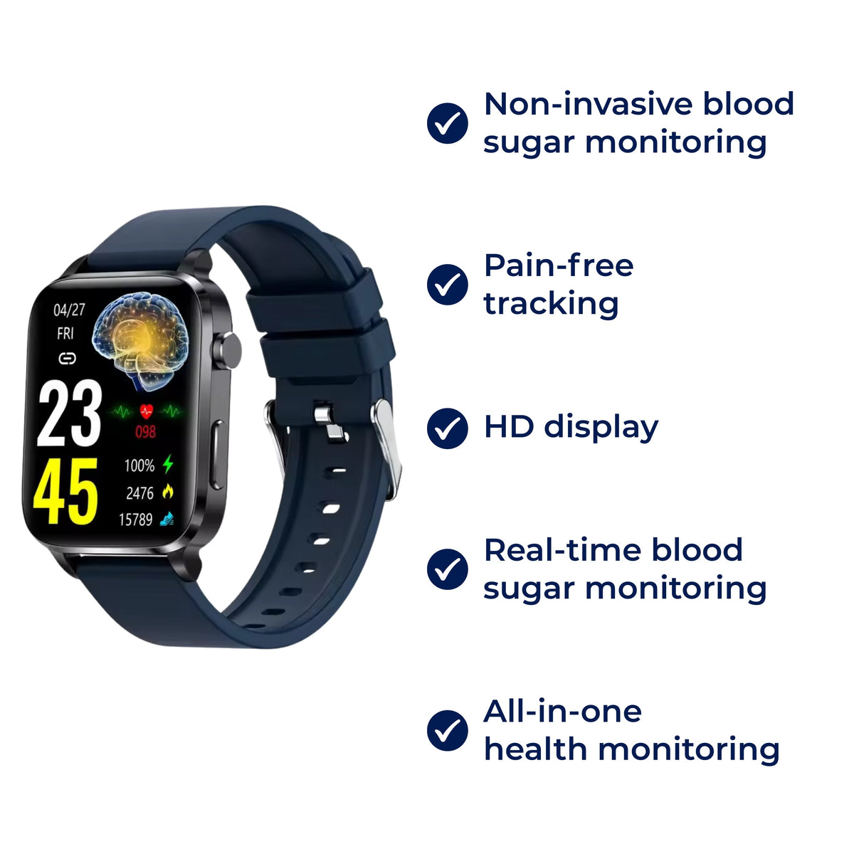 Smart Health Watch with HD Display