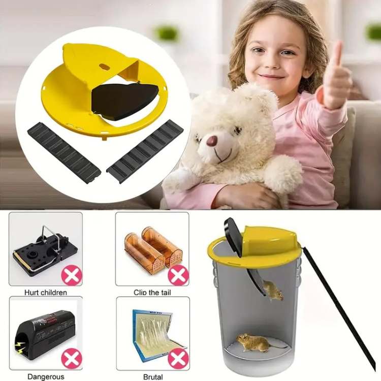Smart Mouse Trap Automatic Multiple Capture Rodent Control