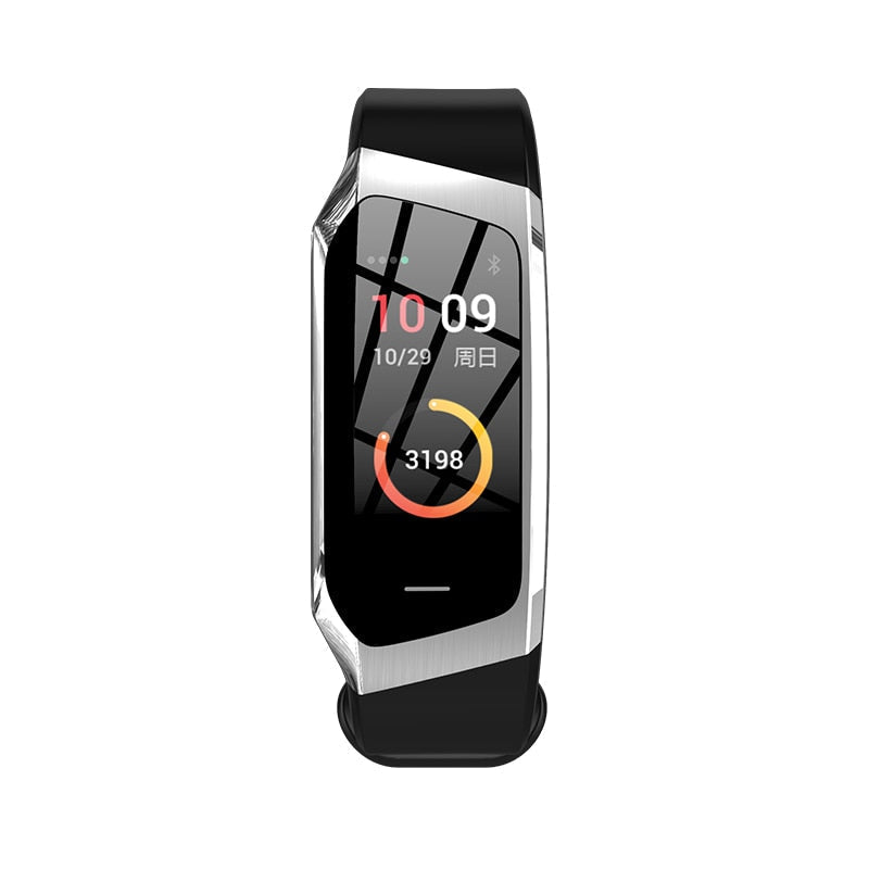 Smart Watch with Heart Rate Blood Pressure and Activity Tracking