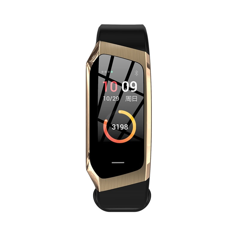 Smart Watch with Heart Rate Blood Pressure and Activity Tracking