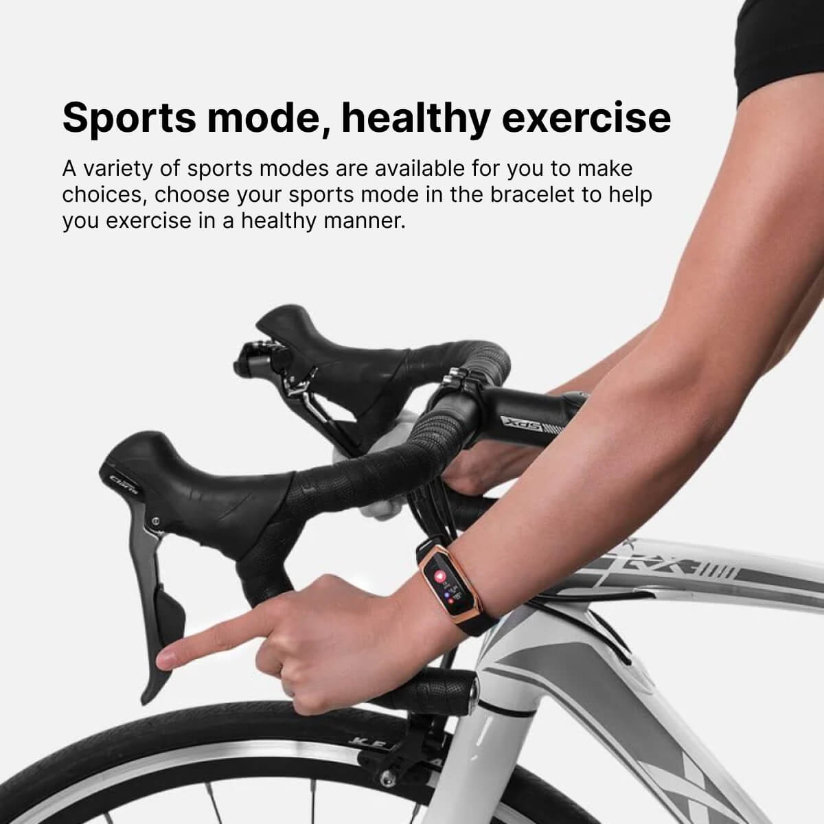 Smart Watch with Heart Rate Blood Pressure and Activity Tracking