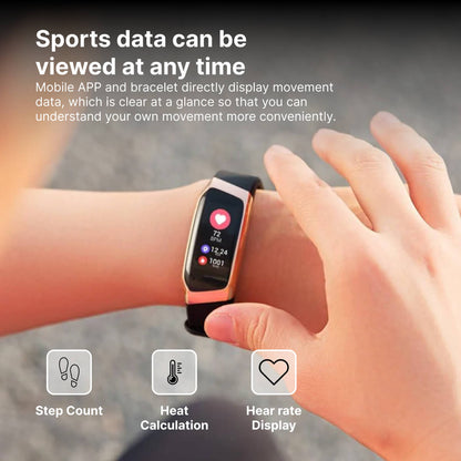Smart Watch with Heart Rate Blood Pressure and Activity Tracking