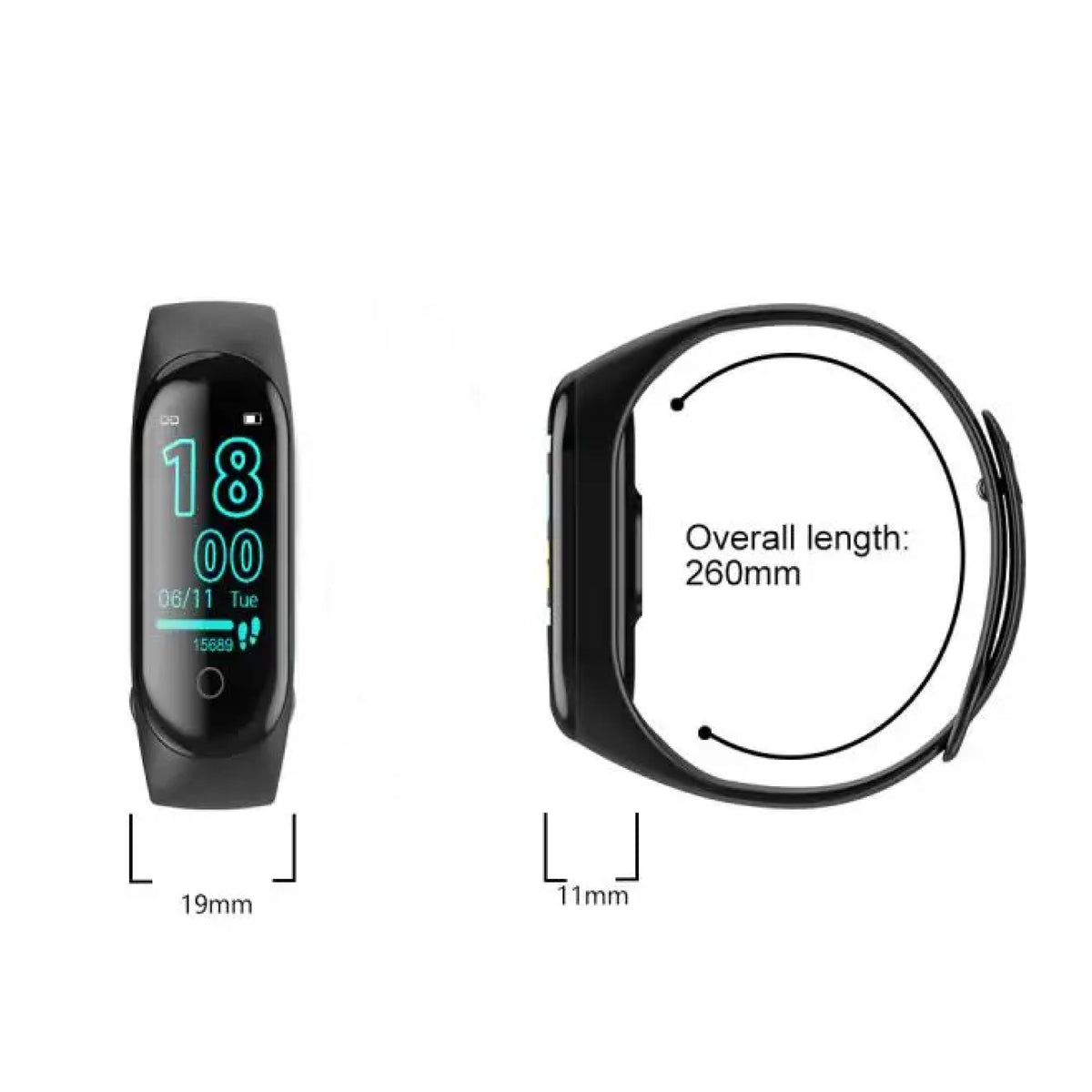 Smartwatch Blood Pressure Heart Rate Activity Sleep Monitor