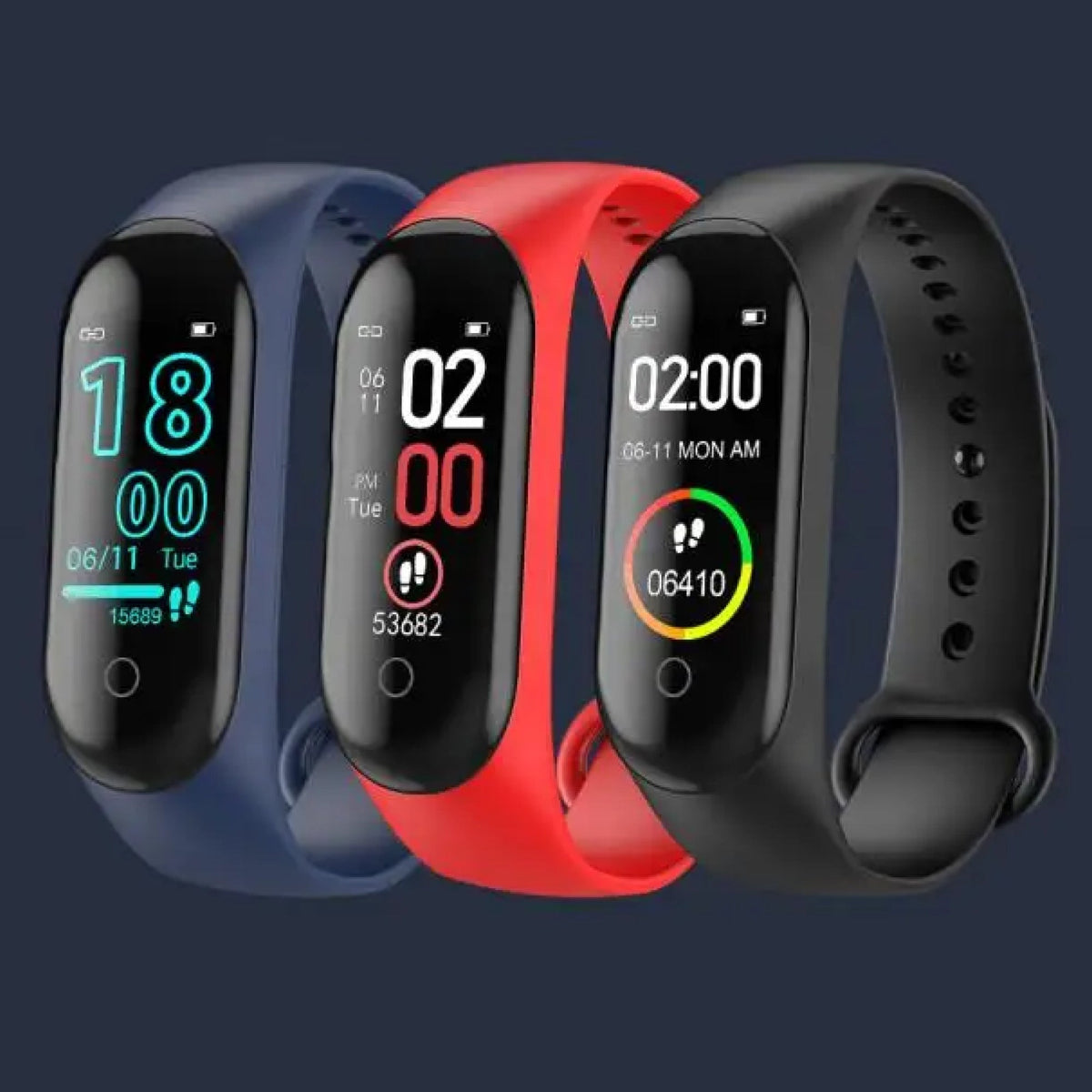 Smartwatch Blood Pressure Heart Rate Activity Sleep Monitor