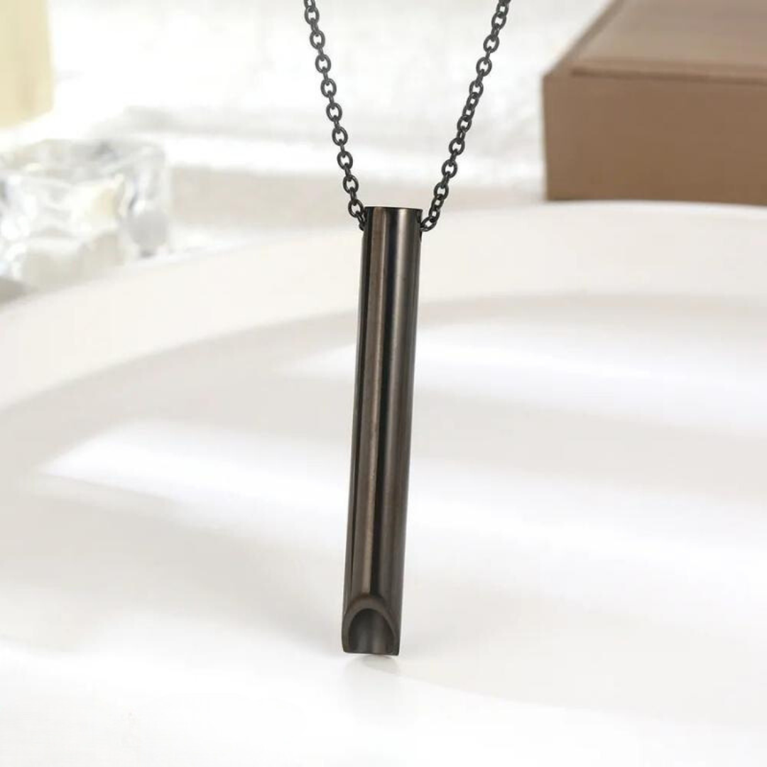 Smoking Cessation Breathing Necklace for Deep Breathing Support