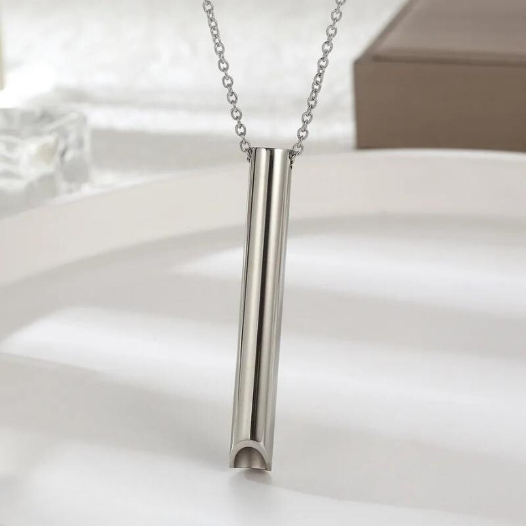 Smoking Cessation Breathing Necklace for Deep Breathing Support