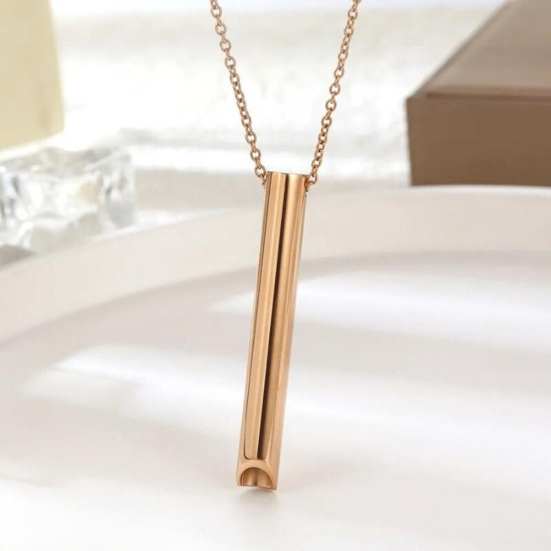 Smoking Cessation Breathing Necklace for Deep Breathing Support