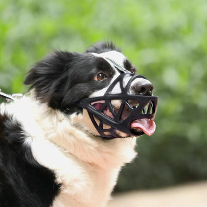 Soft Breathable Dog Muzzle Anti Bite Bark Control Adjustable Lightweight Safety Training Pet Mouth Cover