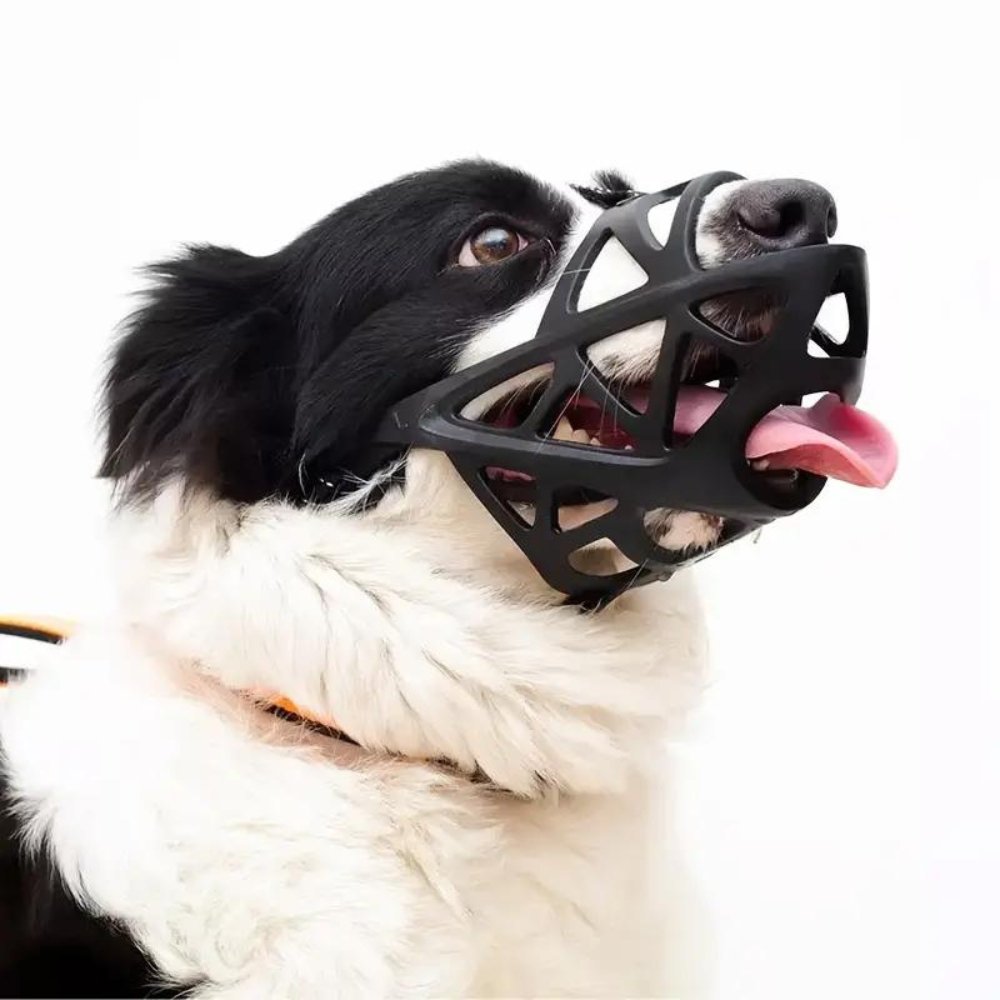 Soft Breathable Dog Muzzle Anti Bite Bark Control Adjustable Lightweight Safety Training Pet Mouth Cover