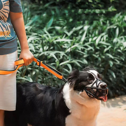 Soft Breathable Dog Muzzle Anti Bite Bark Control Adjustable Lightweight Safety Training Pet Mouth Cover
