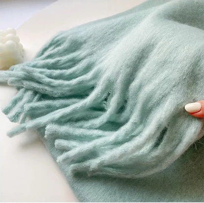 Soft Cashmere Winter Scarf Long Wrap Shawl