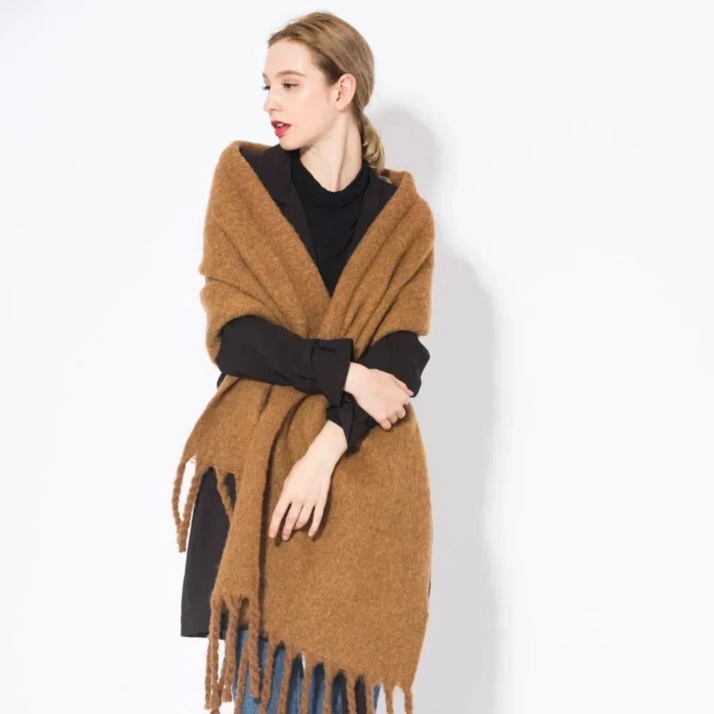 Soft Cashmere Winter Scarf Long Wrap Shawl