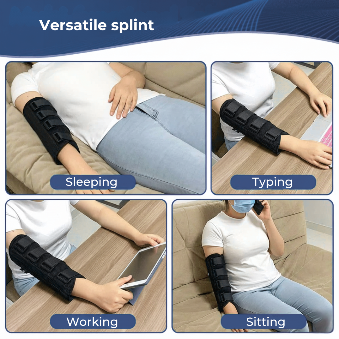 Soft Elbow Brace for Nighttime Support and Immobilization