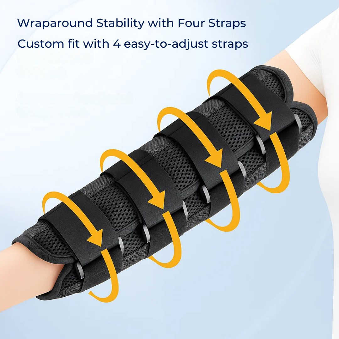 Soft Elbow Brace for Nighttime Support and Immobilization