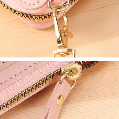 Soft Leather Crossbody Shoulder Bag RFID Blocking Water Resistant
