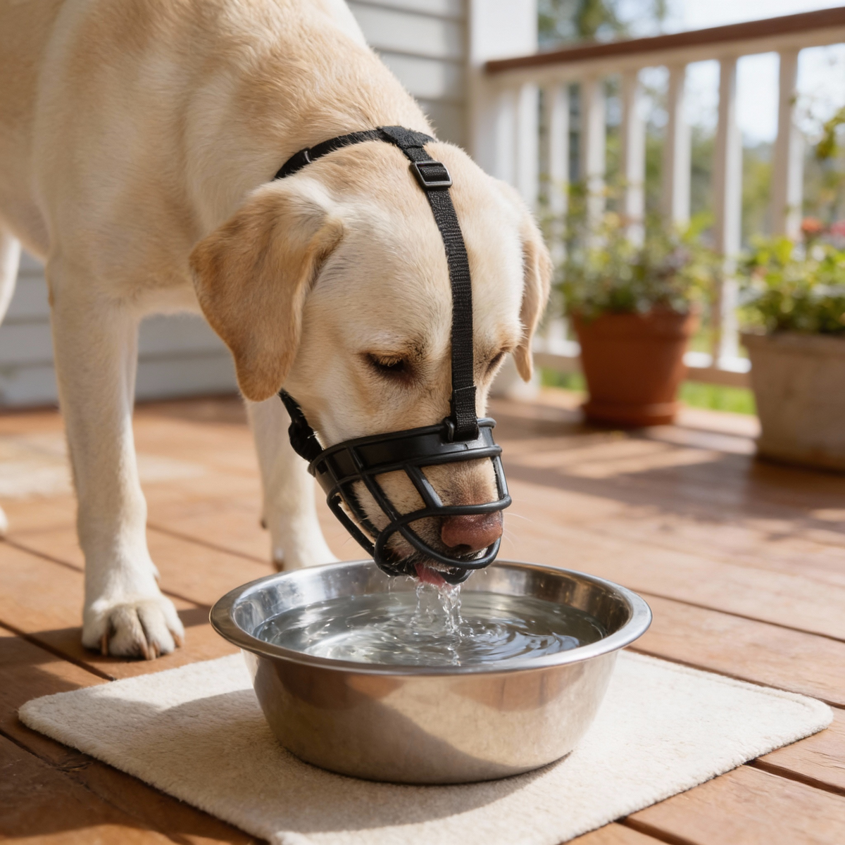 Soft Mesh Dog Muzzle Adjustable Breathable Anti Bite Bark Control Safety Training Pet Head Cover