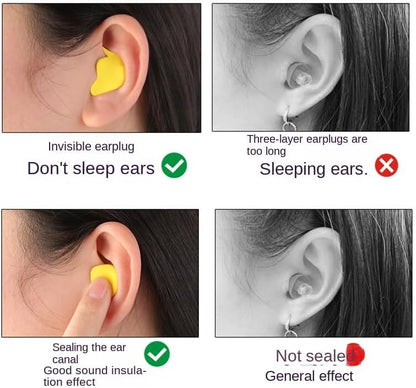 Soft Noise Reduction Earplugs for Sleep Travel