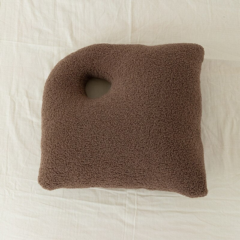 Soft Pebble Throw Cushion Plush Decorative Pillow