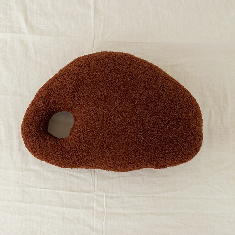 Soft Pebble Throw Cushion Plush Decorative Pillow