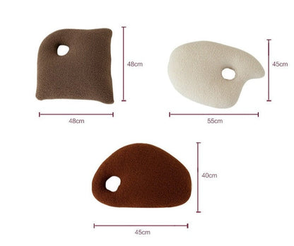 Soft Pebble Throw Cushion Plush Decorative Pillow